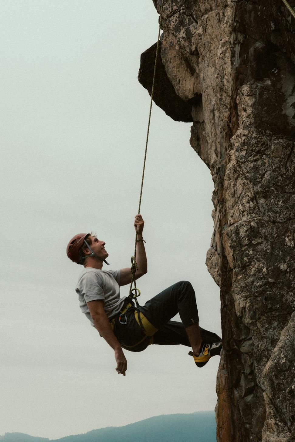 Founder at climbing wall